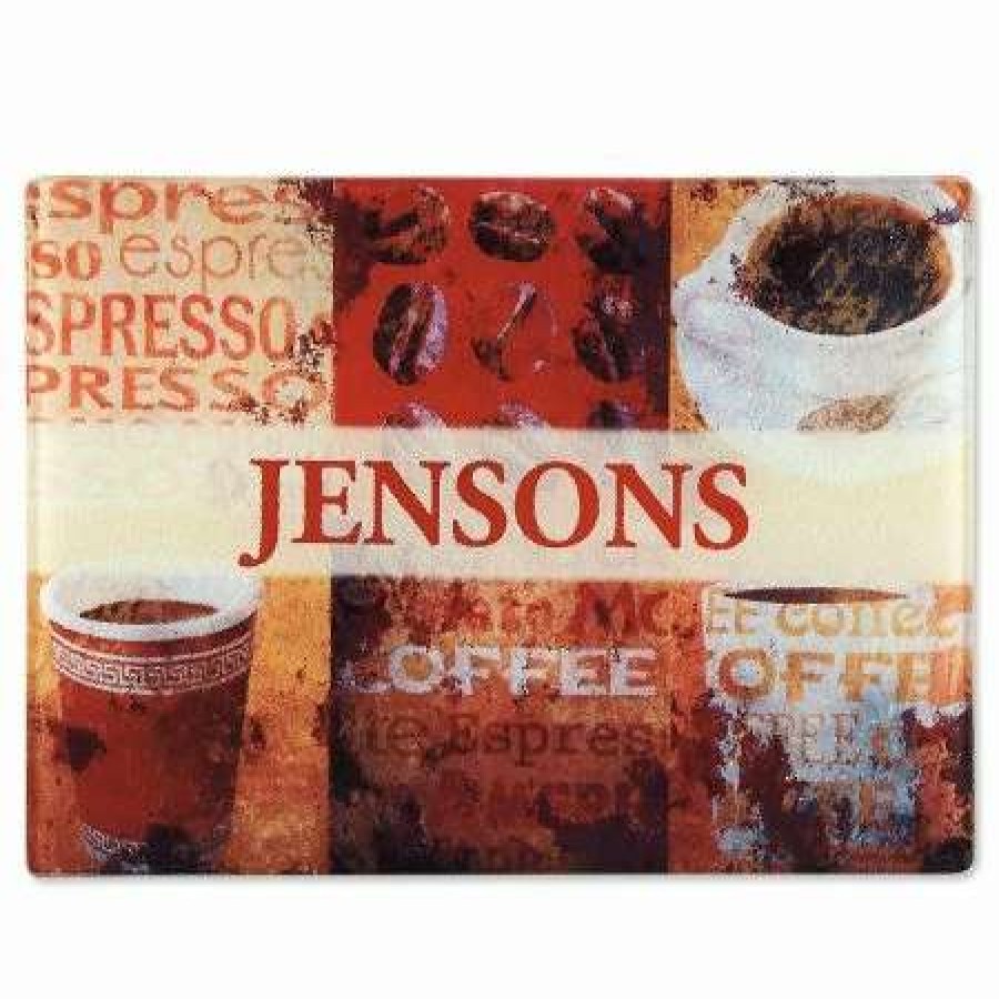 For Home * | Coffee Tempered Glass Cutting Board