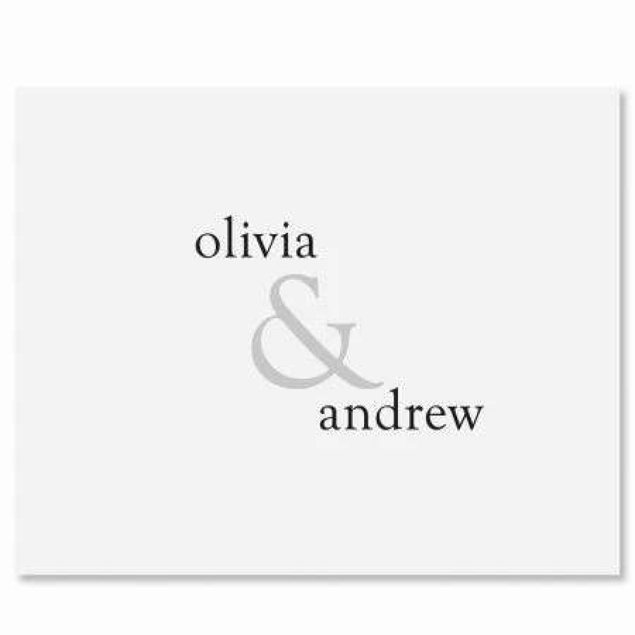 Holidays & Events * | Ampersand Personalized Note Cards