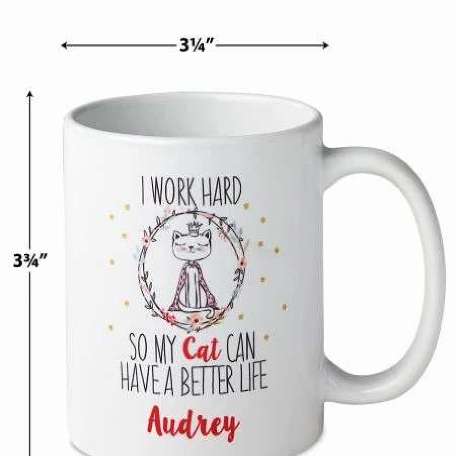 Gifts * | Personalized Work For Cat Mug