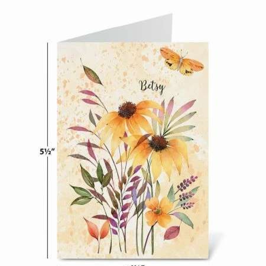 Holidays & Events * | Autumn Flourish Personalized Note Cards