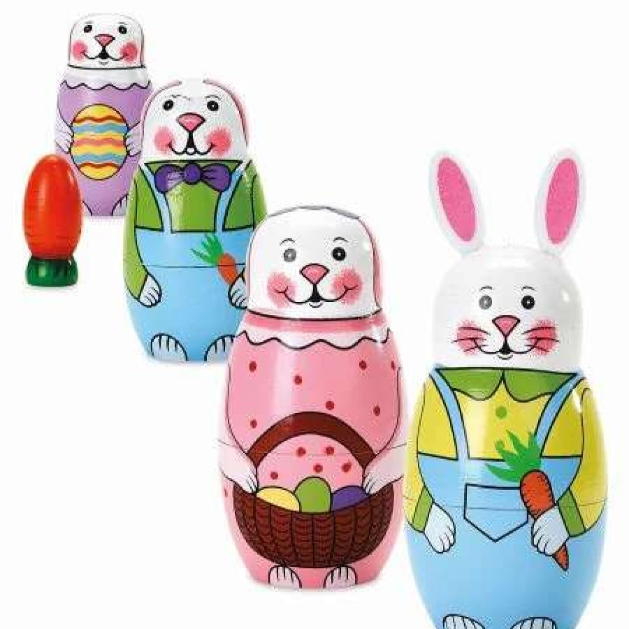 Holidays & Events * | Bunny Nesting Dolls