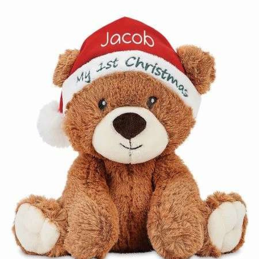 For Kids * | My First Personalized Christmas Bear