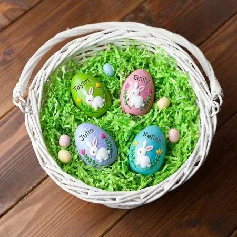 Holidays & Events * | Blue Resin Personalized Easter Egg