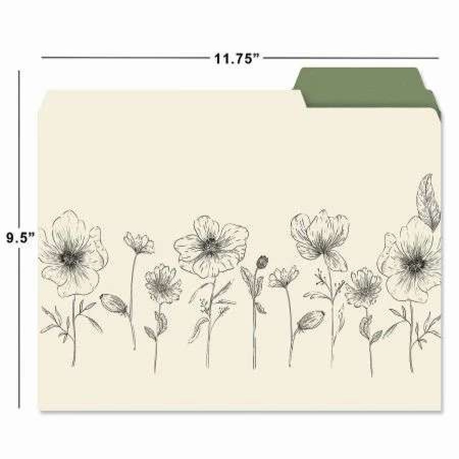 For Home * | Floral Corners File Folders