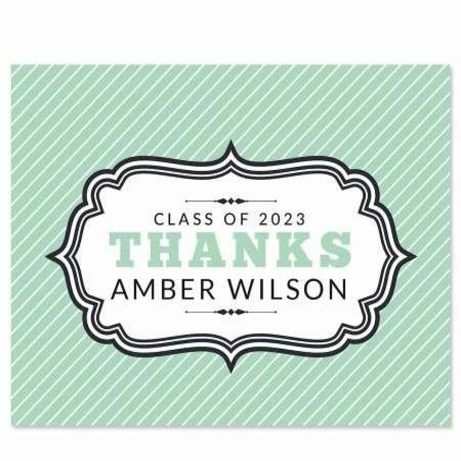 Holidays & Events * | Graduation Personalized Thank You Cards