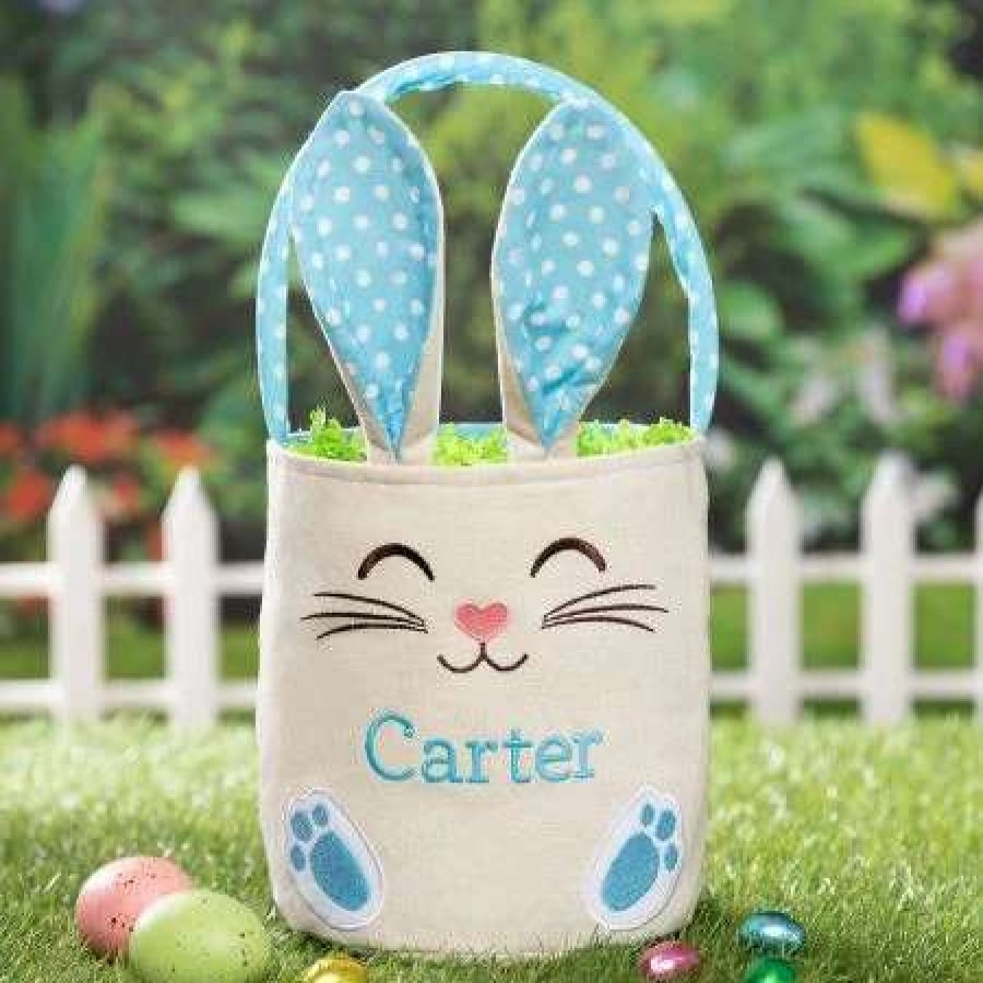 For Kids * | Blue Bunny Personalized Easter Basket