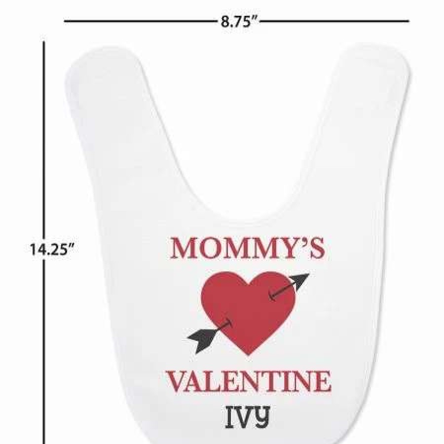 For Kids * | Baby'S Valentines Day Personalized Bib