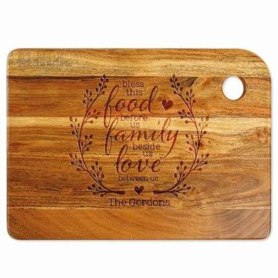 For Home * | Blessings Engraved Wood Cutting Board