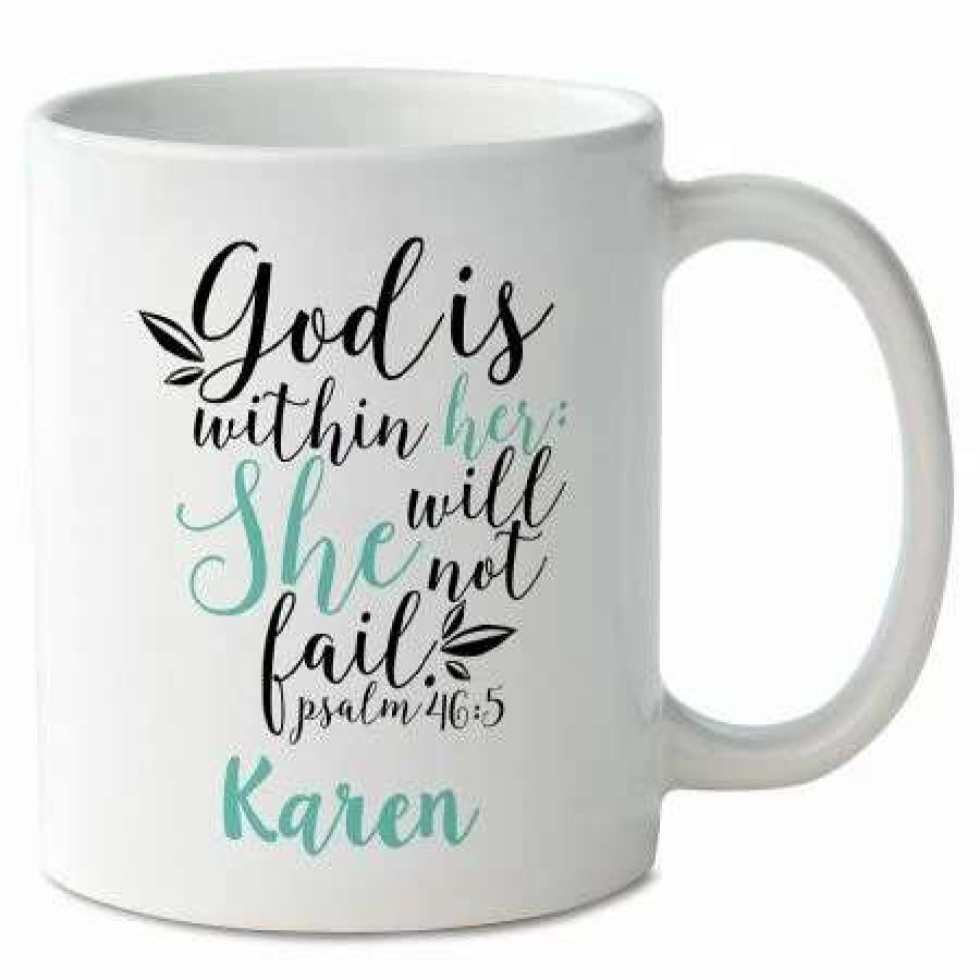 For Home * | God Within Her Personalized Mug