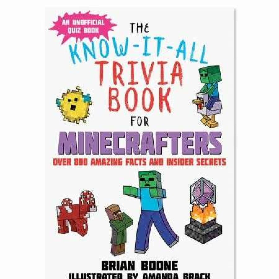 For Kids * | Know-It-All Trivia Book For Minecrafters