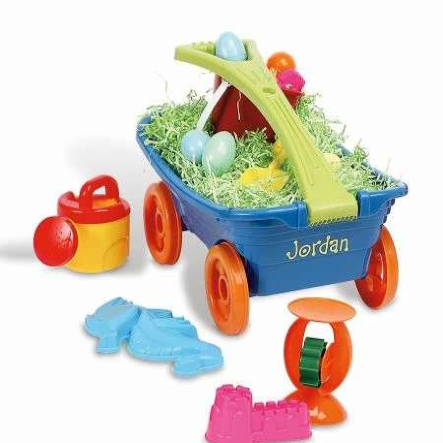 For Kids * | Kids Personalized Plastic Wagon & Toys Set