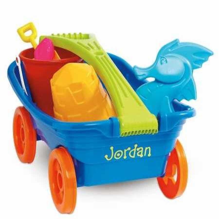 For Kids * | Kids Personalized Plastic Wagon & Toys Set