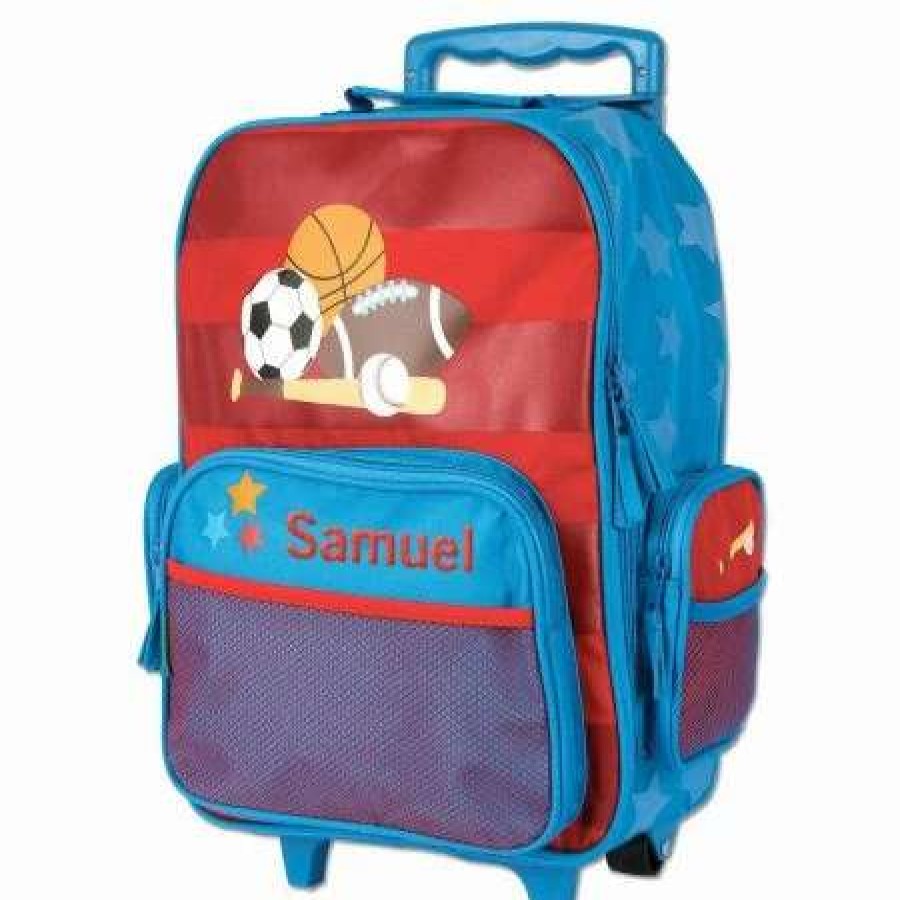 For Kids * | Sports 18 Personalized Rolling Luggage By Stephen Joseph